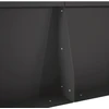 Sienelė 4 vnt. 100 x 12 x 40 cm Plienas Juoda