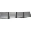 Sienelė 4 vnt. 60 x 12 x 30 cm Galvanizuotas plienas Sidabrinė
