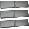 Sienelė 6 vnt. 100 x 12 x 30 cm Galvanizuotas plienas Sidabrinė