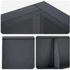Sienelė 6 vnt. 200 x 100 x 50 cm Plienas Antracito