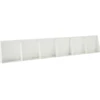 Sienelė 6 vnt. 40 x 12 x 30 cm Plienas Balta