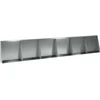 Sienelė 6 vnt. 40 x 12 x 40 cm Galvanizuotas plienas Sidabrinė