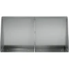 Sienelė 6 vnt. 40 x 12 x 40 cm Galvanizuotas plienas Sidabrinė