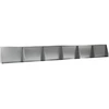 Sienelė 6 vnt. 60 x 12 x 40 cm Galvanizuotas plienas Sidabrinė