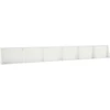 Sienelė 6 vnt. 60 x 12 x 50 cm Plienas Balta