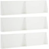 Sienelė 6 vnt. 80 x 12 x 40 cm Plienas Balta