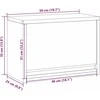 Įrankių spinta su saugykla Juoda ir pilka 50 x 25 x 35 cm