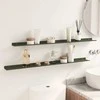 Plūduriuojanti lentyna 2 pcs Alyvuogių žalia 100 x 9 x 2,5 cm
