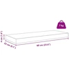 Sieninė lentyna 2 pcs Balti marmuro 60 x 23,5 x 4 cm