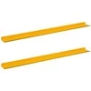 Plūduriuojanti lentyna 2 pcs Garučių geltona 100 x 9 x 2,5 cm