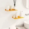Plūduriuojanti lentyna 2 pcs Garučių geltona 30 x 18 x 2,5 cm