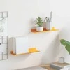 Plūduriuojanti lentyna 2 pcs Garučių geltona 30 x 9 x 2,5 cm