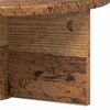 Sieninė lentyna 2 pcs Senas medis 38 x 19 x 19 cm