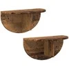 Sieninė lentyna 2 pcs Senas medis 48 x 24 x 24 cm