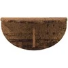 Sieninė lentyna 2 pcs Senas medis 48 x 24 x 24 cm