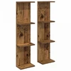 Sieninė lentyna 2 pcs Sendintos medienos 22 x 15 x 100 cm