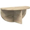 Sieninė lentyna 2 pcs Sonoma ąžuolas 38 x 19 x 19 cm