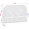 Sieninė lentyna 2 vnt. Betono pilka 60 x 13.5 x 37.5 cm