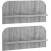 Sieninė lentyna 2 vnt. Pilka Sonoma 80,5 x 13,5 x 37,5 cm