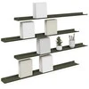 Plūduriuojanti lentyna 4 pcs Alyvuogių žalia 100 x 9 x 2,5 cm