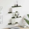 Plūduriuojanti lentyna 4 pcs Alyvuogių žalia 40 x 8,5 x 2,5 cm