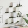 Plūduriuojanti lentyna 4 pcs Alyvuogių žalia 60 x 8,5 x 2,5 cm