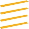 Plūduriuojanti lentyna 4 pcs Garučių geltona 100 x 9 x 2,5 cm