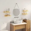 Plūduriuojanti lentyna 4 pcs Garučių geltona 40 x 18 x 2,5 cm