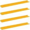 Plūduriuojanti lentyna 4 pcs Garučių geltona 80 x 9 x 2,5 cm