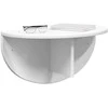 Sieninė lentyna Balta 48 x 24 x 24 cm Apdirbta mediena