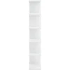 Sieninė lentyna Balta 70 x 17 x 101 cm Apdirbta mediena
