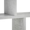 Sieninė lentyna Betono pilka 100 x 17 x 45.5 cm