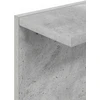 Sieninė lentyna Betono pilka 25 x 15 x 100 cm Apdirbta mediena