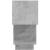Sieninė lentyna Betono pilka 48 x 15 x 42 cm Apdirbta mediena