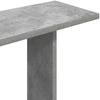 Sieninė lentyna Betono pilka 60 x 12 x 50,5 cm Apdirbta mediena