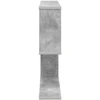 Sieninė lentyna Betono pilka 60 x 12 x 50,5 cm Apdirbta mediena