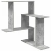 Sieninė lentyna Betono pilka 67 x 67 x 87 cm Apdirbta mediena