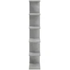 Sieninė lentyna Betono pilka 70 x 17 x 101 cm Apdirbta mediena