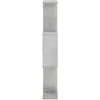 Sieninė lentyna Betono pilka 72 x 17 x 105 cm Apdirbta mediena