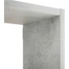 Sieninė lentyna Betono pilka 72 x 17 x 55.5 cm Apdirbta mediena
