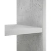 Sieninė lentyna Betono pilka 78.5 x 17 x 45 cm Apdirbta mediena