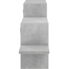 Sieninė lentyna Betono pilka 95 x 17 x 37 cm Apdirbta mediena