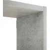 Sieninė lentyna Betono pilka 95 x 17 x 37 cm Apdirbta mediena
