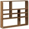 Sieninė lentyna Old Wood 90x16x78 cm Inžinierinė mediena