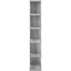 Sieninė lentyna Pilka Sonoma 70 x 17 x 101 cm Apdirbta mediena