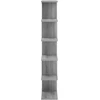 Sieninė lentyna Pilka Sonoma 70 x 17 x 101 cm Apdirbta mediena