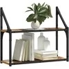 Sieninė lentyna Sena mediena 60 x 21 x 51 cm Apdirbta mediena