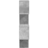 Sieninė lentyna Sieninis Betono pilka 39 x 15 x 76 cm