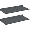 Plūduriuojanti lentyna 2 pcs Antracitas 40 x 18 x 2,5 cm