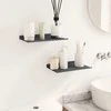Plūduriuojanti lentyna 2 pcs Antracitas 30 x 18 x 2,5 cm